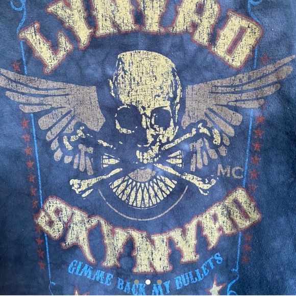 Blue tie dye lynyrd skynyrd band t shirt - Picture 2 of 3